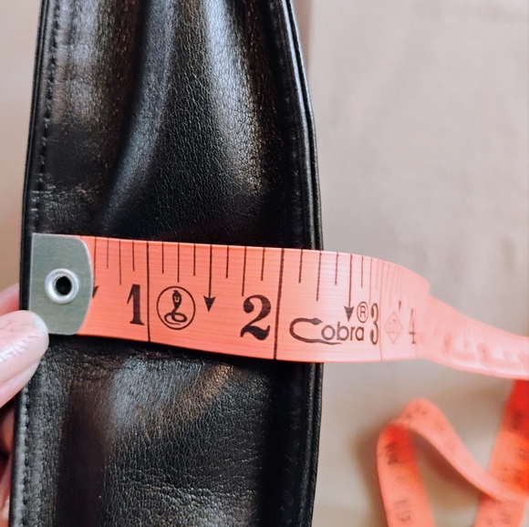 KENNETH COLE BLACK LEATHER BAG - Picture 5 of 5